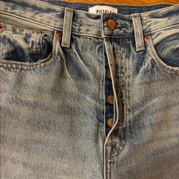 Pistola Cassie Super High Rise Straight Leg Jean - Picture 11 of 15